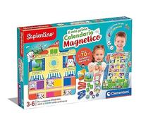 Clementoni- Sapientino - Mon Premier Jeu 3 Ans, Tableau magnétique Apprentissage Saisons, Mois, Jours, Calendrier Enfants,