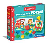 Clementoni Jeu Montessori Sapientino – Le Train des Formes, 1 an, Fabriqué en Italie