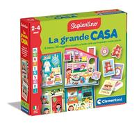Clementoni Sapientino Montessori - La Grande Maison - Jeu Éducatif 2 Ans, Flashcards Montessori, Cartes éducatives, Apprendre de Nouveaux Mots, Développe Langage et Pensée Logique, Made in Italy,