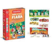 Clementoni Sapientino Montessori - Mille et Un conte de fées, Jeu éducatif pour enfants 4-6 ans, Cartes pour construire des histoires, Stimule le développement linguistique et cognitif, Made in Italy,