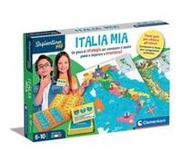 Clementoni Sapientino Più - Italia Mia - Jeu éducatif géographie Enfants 6 Ans, Parcours à Quiz (Version en Italien) - Fabriqué en Italie, 16417, Multicolore