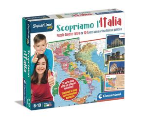 Clementoni Sapientino Più 16594 jeu de société Jeu de puzzle Quiz