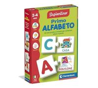 Clementoni Sapientino - Premier Alphabet, Jeu éducatif pour Enfants de 2 à 4 Ans avec Flashcards pour Apprendre Les Lettres et Les Premiers Mots, fabriqué en Italie, Langue Italienne, 16839