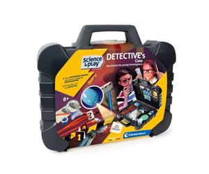 Clementoni - Science and Play - Trousse de détective médico-légale - Kit Scientifique et Accessoires - Kit de Laboratoire avec Plusieurs activités - 75099