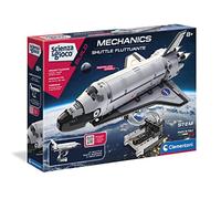 Clementoni - Science Build flottant-Set Constructions Enfants, Atelier Mécanique, Jeu scientifique 8 Ans, Navette modèle, Manuel en Italien, Fabriqué en Italie, Multicolore, Moyen, 19270