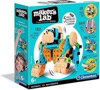 Clementoni - Science et Jeu-Maker Lab-Animaux en Mouvement, Multicolore, 19098