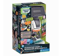 Clementoni Science et Jeu - Microscope pour Enfants - Numérique et Analogique - Comprend WiFi et Caméra - avec Lamelles Numériques - Dès 8 Ans