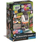 Clementoni Science Et Jeu Microscope Smart AI Avec Caméra Wi-Fi 8+ Ans