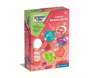 Clementoni - Science & Jeu - Coffret scientifique création de baumes à lèvres - Dés 8 ans