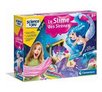 Clementoni - Science & Jeu - Kit scientifique pour fabriquer du slime sirene - A partir de 8 ans