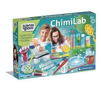 Clementoni - Science & Jeu Lab - Laboratoire de Chimie, Kit d'expériences scientifiques pour Enfants 8+ Ans, 19259
