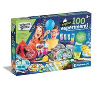 Clementoni Science & Jeu Lab - Les 100 Meilleures Expériences, Laboratoire des Sciences Enfants 8+ Ans pour Découvrir des Disciplines telles Que Chimie, Physique, Botanique, Jeu Made in Italy, Langue