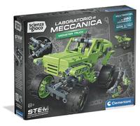 Clementoni Science & Jeu Laboratoire de Mécanique - Monster Truck, Set de Constructions 2 en 1 Enfants 8+ Ans, STEM Ingénierie Automobile, Fabriqué en Italie, Langue Italienne, 19472