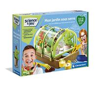 Clementoni - Science & Jeu - Mon jardin en serre - Design moderne - Secrets de l'agriculture biologique - Kit complet avec outils et pots spéciaux - Pour enfants à partir de 7 ans, 30 x 20 x 15 cm