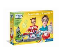 Clementoni - 52315 - Science et Jeu - Laboratoire - Super Labo de Science - avec Microscope, Centrifugeuse et 150 Expériences - Jeu pour Enfants à partir de 8 Ans et Plus