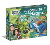 Clementoni - Science Lab-à la Découverte de la Nature-Jeu Scientifique 7 Ans, Set Explorateur, Laboratoire pour Enfants-Made in Italy, Couleur Italien, Moyen, 19328