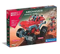 Clementoni - Science Museum Mechanical Lab: Monster Truck STEM Construction Kit, Build 10 Models! (8+ Ans)