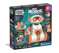 Clementoni Science Museum Mio Robot 2.0 - Construisez et codez Votre Propre Robot interactif avec Bras magnétique pour Enfants de 8 Ans et Plus