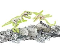 Clementoni Science & Play - Jurassic World 3 - Dino 2 In 1 Trex et Pteranodon