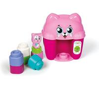 Clementoni - Seau Clemmy Chat Et Chaton Avec Des Blocs Doux