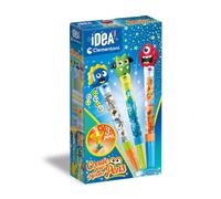 Clementoni Stylos à Personnaliser Monstres - Kit 3 Stylos Personnalisables - 6 Ans+