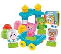Clementoni Soft Clemmy 17835 Baby Hero & Princess, Set de Construction sensorielle pour Enfants de 6 à 36 Mois, 12 Briques Douces lavables, Jeu éducatif pour Le développement motrice et cognitif