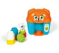 Clementoni Soft Clemmy Chien & Chiot Seau Avec Blocs Doux