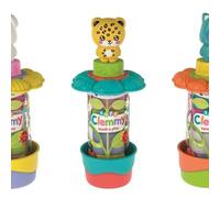 Clementoni Soft Clemmy - Garden Tubes, Briques Douces Personnages et Fleurs, Jeu de Petite enfance 6 à 36 Mois, fabriqué en Italie, développement sensoriel et manualité, 1 Tube avec caractère