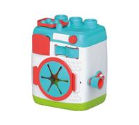 Clementoni | Soft Clemmy - Machine à Laver Sensorielle Bébé 12 Mois+ | 6 Blocs Souples | Tambour Rotatif, Pop-it, Manivelle | Motricité Fine et éveil | Idée Cadeau