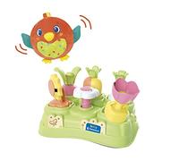 Clementoni- Soft Little Bird The Baby Garden-Jouet Premier Âge 10 Mois (Italien, Anglais, Français, Allemand, Espagnol, Néerlandais Et Polonais), Made in Italy, 80513, Exclusivité Amazon