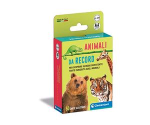 Clementoni Spa ANIMALI DA Record APPEND 16733 Animaux, Multicolore