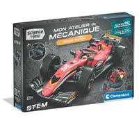 Clementoni - Jeu de construction Speed Racer - Coffret mécanique 8 ans, pistons mobiles