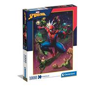 Clementoni 39742 Spiderman Illustrated 1000 Pieces, Jigsaw Puzzle for Adults-Mad