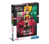Clementoni- Squid Game Game-1000 Pièces, Puzzle Netflix, Divertissement pour Adultes-Fabriqué en Italie, 39693, Multicolore