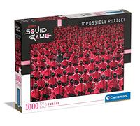 Clementoni- Squid Game Impossible Game-1000 Pièces, Puzzle Netflix, Divertissement pour Adultes-Fabriqué en Italie, 39695, Multicolore