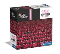 Clementoni- Squid Game Impossible Game-1500 Pièces Adulte, Film Série, Netflix, Puzzle Dur, Made in Italy, 80504, Multicolor Exclusivité Amazon