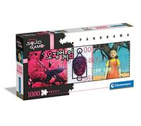 Clementoni- Squid Game Panorama Game-1000 Pièces, Puzzle Netflix, Divertissement pour Adultes-Fabriqué en Italie, 39694, Multicolore