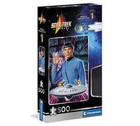 Clementoni - Star Trek - Film Culte - Puzzle de Collection de 500 Pièces - Jeu de Patience et de Réflexion - Format Portrait - Image Net - 49 x 36 Cm - À Partir de 14 Ans