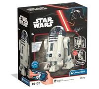 Clementoni Star Wars R2-D2 Robot Stem Montage avec + 50 pièces, lumières LED, bruits Originaux, contrôle par Application, Codage et Rotor tête 180° - 55634
