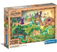 Compact 1000 pièces - Story Maps - Blanche-Neige