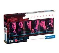 Clementoni Stranger Things - Panorama 1000 pièces, Puzzle