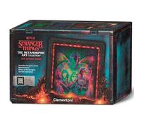 CLEMENTONI - Stranger Things - Puzzle Cadre Lumineux Le Monde à l’Envers - 520 pièces - Effets Visuels LED - 3 Images Révélées dans le Noir - Dès 14 Ans - The Morphing Collection