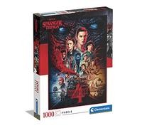 Clementoni Stranger Things Things-1000 pièces Adultes, Puzzle Netflix-Made in Italy, Multicolore, 39686, Divertissement Fabriqué en Italie, Multicolor, Standard