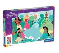 Clementoni Supercolor 104 pièces Maxi - Disney Princess, Puzzle