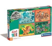 Clementoni Supercolor 4 In 1-Jurassic World Progressifs (12, 16, 20, 2