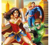 Clementoni Supercolor DC Comics Justice League Puzzle 3 x 48 pièces - Puzzle pour enfants à partir de 5 ans - Puzzle coloré pour enfants avec une luminosité et une intensité de couleurs particulières