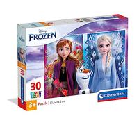Clementoni- Supercolor Disney La Reine des Neiges 2-30 pièces-Puzzle Enfant-fabriqué en Italie, 3 Ans et Plus, 20251, Multicolore