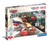 Clementoni Supercolor Disney Pixar Cars on the Road-104 stuks kinderen 4 jaar, p