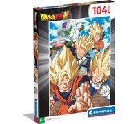 Clementoni Supercolor Dragonball Kinder Puzzle 104 pièces - Puzzle Dragonball 37,9 x 26,9 cm pour enfants à partir de 6 ans - Jeu d'adresse de Clementoni 25773