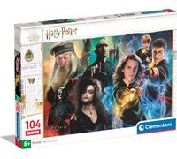 Clementoni Supercolor Harry Potter Kinder Puzzle 104 pièces - Harry Potter Puzzle 37,9 x 26,9 cm pour enfants à partir de 6 ans - Jeu d'adresse de Clementoni 25775